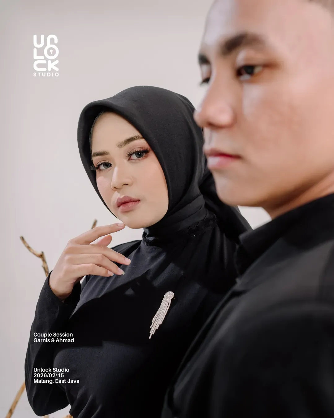 Couple session bernuansa hitam